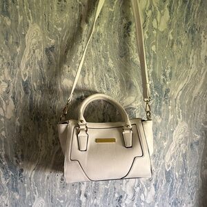Catherine Malandrino Cream Crossbody Bag